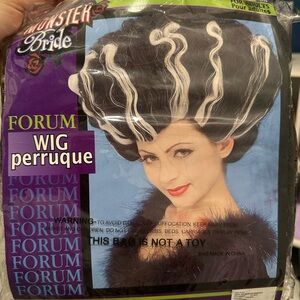 Women's Black and White Wig